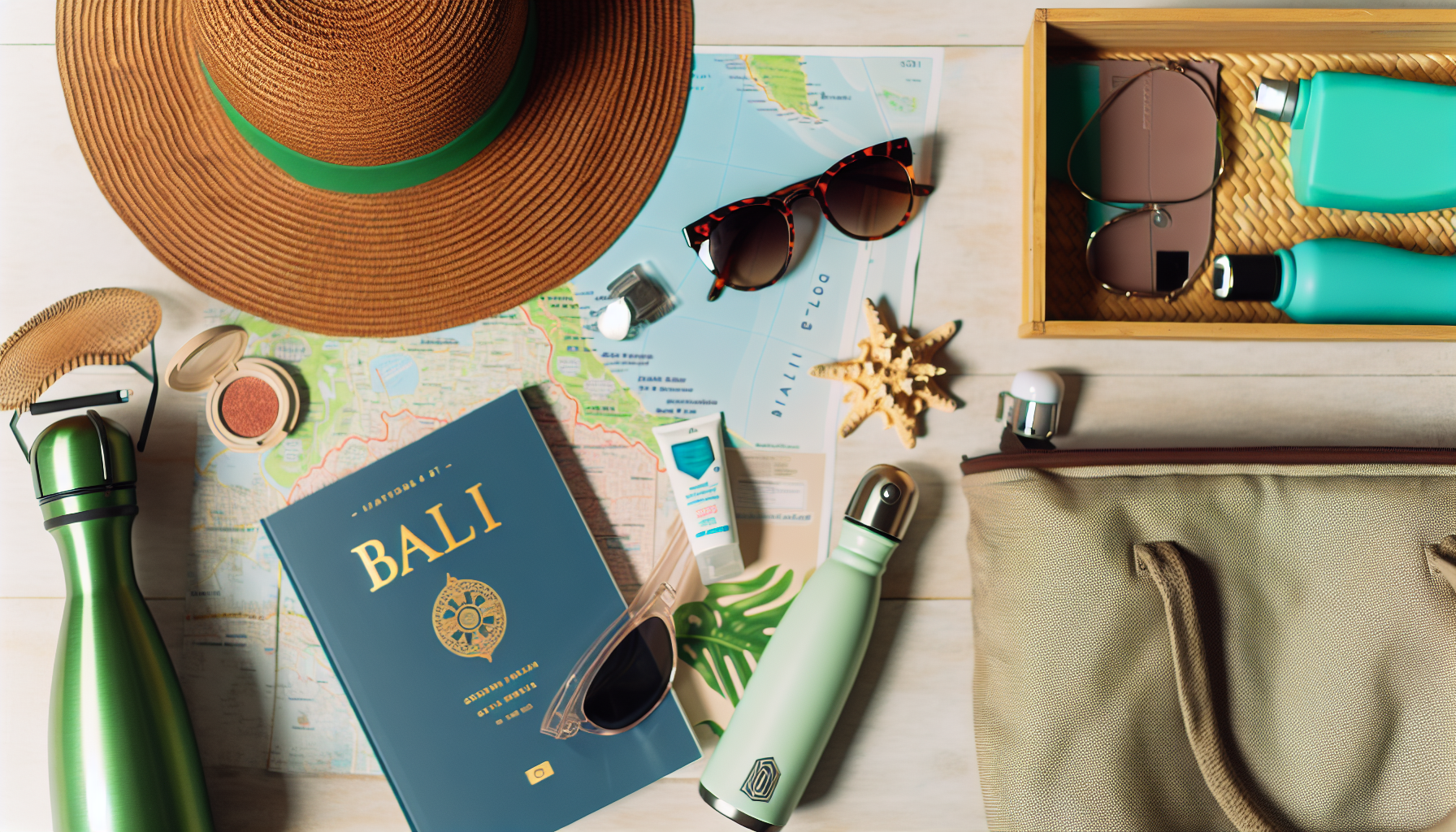 Travel essentials for a trip to Bali