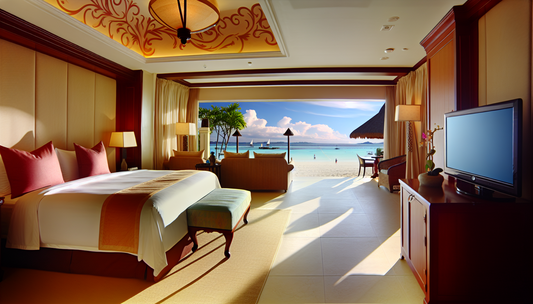Opulent accommodations at premium beach resorts in Davao