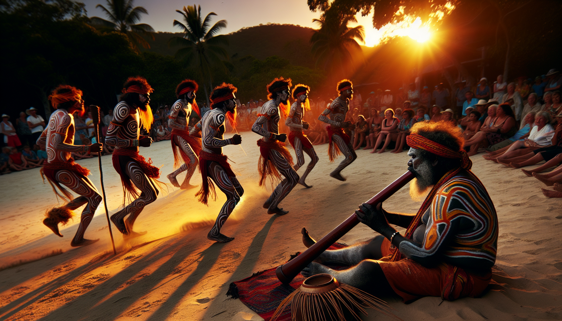 Aboriginal cultural performance in Tropical North Queensland